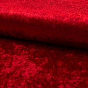 Velour de Panne -215 Rood