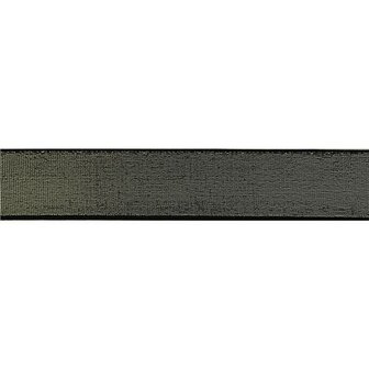 Taille-elastiek Zwart/Zilver-000