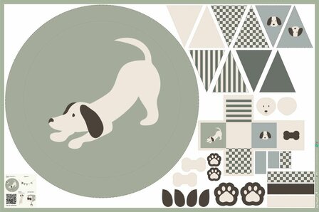 0-06802.001 Playmat Panel Dog