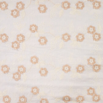 0-48132.520 Poplin geborduurd
