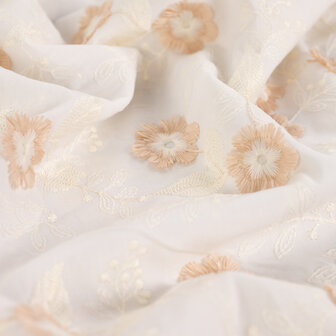 0-48132.520 Poplin geborduurd