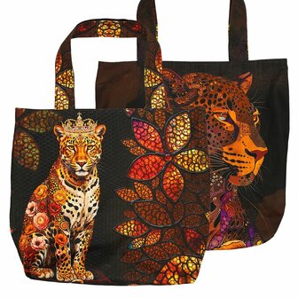 0-10-004 Golden Leopard Panel