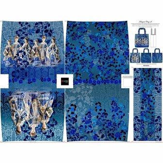 0-10.003 Tas Panel  Delft Blue Elegance