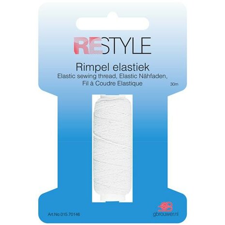 Rimpel elastiek Wit