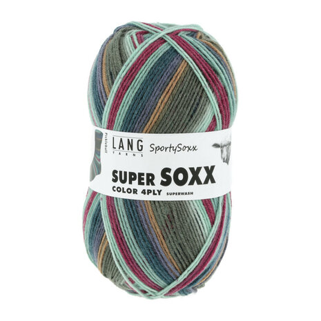 Super soxx Color 502 Lang Yarns
