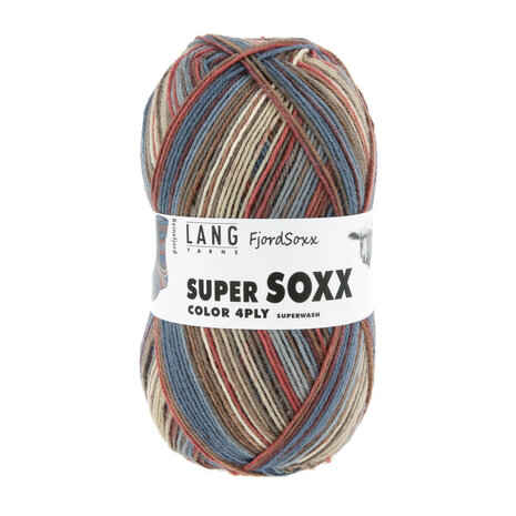 Super soxx Color 540 Lang Yarns
