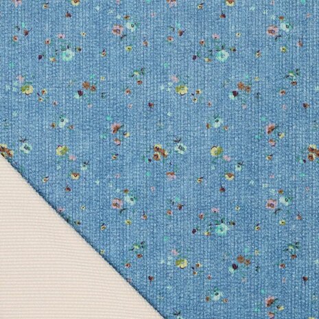 0-23094.691 Corduroy Denim Flower 