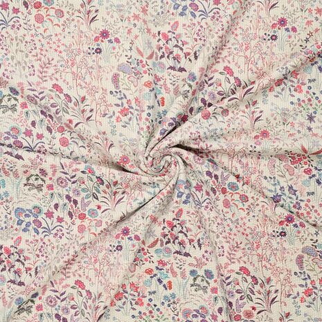 0-23095.178 Corduroy Little Flower