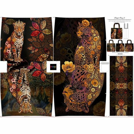 0-10.004 Tas Panel Golden Leopard 