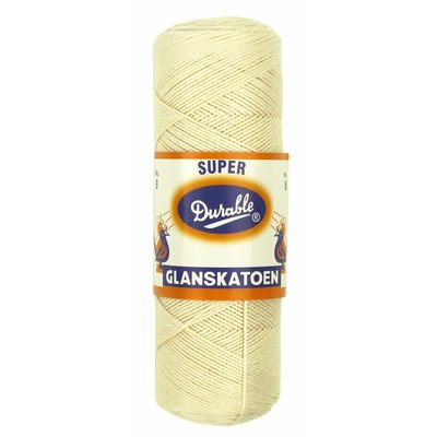 Glanskatoen Durable 8 - Ecru 087