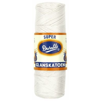 Glanskatoen Durable 10 - Wit 009