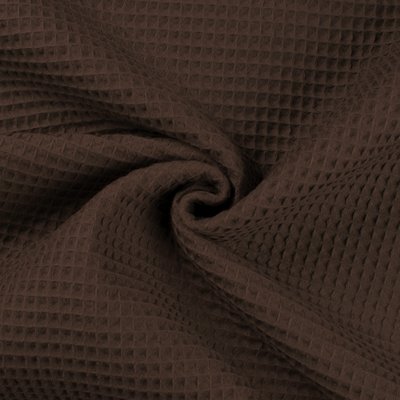 4-Wafelstof 058 Dusty Brown