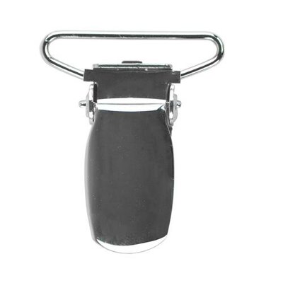 Bretelclip Metaal Zilver