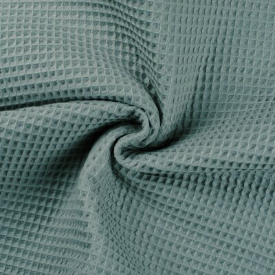 4-Wafelstof -005   Adriatic Blue