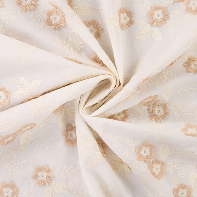 0-48132.520 Poplin geborduurd